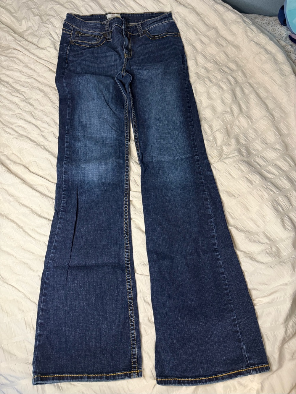 Shyanne Dark Blue Flare Jeans